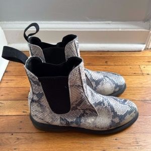 Dr. Martens Snakeskin Chelsea Boots SIZE 7